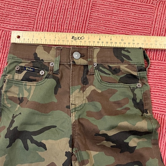 Ralph Lauren Girls size 8 W24L23.5 rise 9” Camouflage Pants - Picture 9 of 16